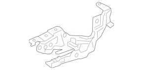Петля капота ліва Mercedes GLA 15-20