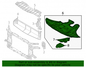 Защита двигателя Hyundai Tucson 22-24 2.5, Korea, FWD