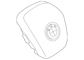 Подушка безпеки airbag в кермо водійська BMW i3 14-21