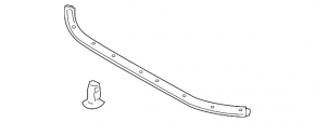 Уплотнитель капота на капоте Lexus IS250 IS350 06-13