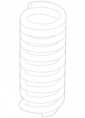 Пружина ззаду права Mercedes W164 ML