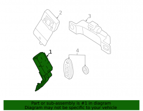 KEYLESS ENTRY CONTROL MODULE Nissan Altima 13-18