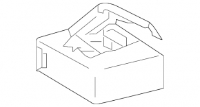 Controller, vehicle approaching speaker Toyota Prius V 12-13