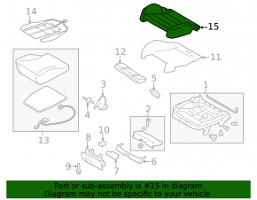 Водительское сидение Audi Q5 8R 09-12 без airbag, кожа корич