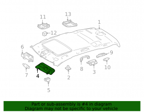 Козырек основной левый Mercedes W164 ML беж