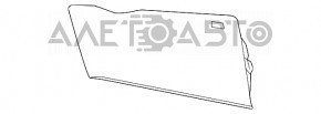 Подушка безпеки airbag колінна водійська ліва Jeep Grand Cherokee WK2 11-21 черн