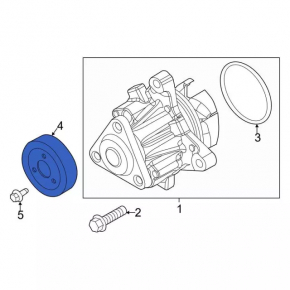 Шкив помпы охлаждения Ford Ecosport 18-22