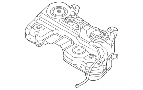 Топливный бак Kia Sportage 23-26 HEV