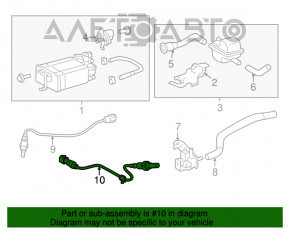 Лямбда-зонд передний второй Toyota Highlander 08-10 3.5