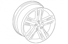 Диск колесный R18 Audi A3 8V 15-16 стиль CS1, 5 спиц