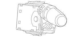 Подрулевой переключатель правый Honda Civic XI FE/FL 22-26 4d