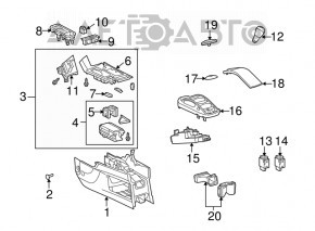 Накладка шифтера КПП Lexus RX350 RX450h 10-15 с заглушкой