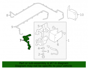 Датчик положения кузова с тяжкой задний Infiniti QX56 QX80 11-13
