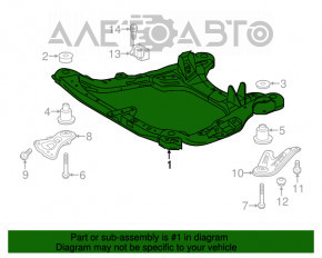 Подрамник передний Toyota Highlander 14-19