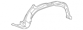 Подкрылок передний левый Toyota FJ Cruiser 07-14