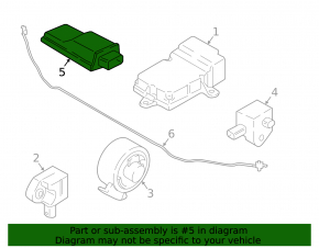 Occupant Sensor BMW 5 G30 17-23