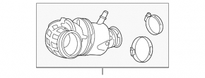 Воздуховод Cadillac CTS 14-19 2.0T