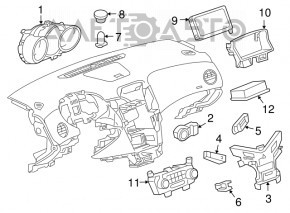 Дисплей информационный Chevrolet Cruze 11-16