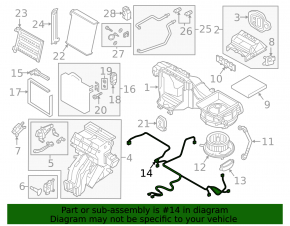 Проводка печки Audi Q3 83A 19-25