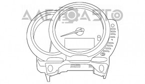 Щиток приборов Mini Cooper F56 3d 14-21 дорест 35k BM-0535-205