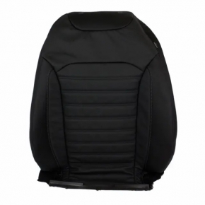 Водійське сидіння Ford Edge 15-24 без airbag, шкіра чорна
