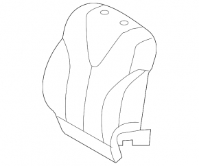 Пасажирське сидіння Toyota Camry v40 07-09 без airbag, тканина сер