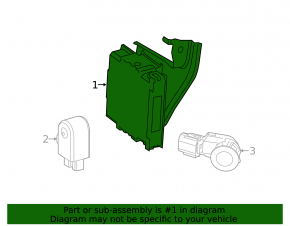 Clearance Sonar Computer Module Toyota Rav4 13-18