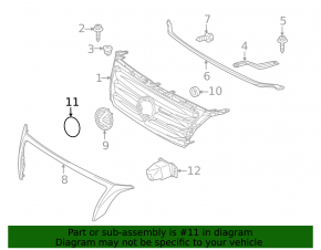 Емблема решітки радіатора grill Lexus GX460 10-13