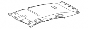 Обшивка стелі Lexus RX350 RX450h 10-12 без люка сер