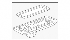 Ручка с кнопкой открытия двери багажника наружная Chevrolet Equinox EV 24-26