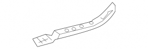 Кріплення заднього бампера праве Mercedes R-class W251 06-13