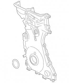 Передняя крышка двигателя Ford Fusion mk5 13-19 2.5