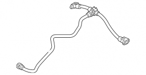 Трубка клапана ЄДР Audi A6 C7 12-15 3.0T