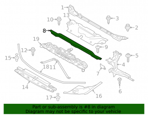 Планка телевизора верхняя BMW 4 G22 G26 21-26
