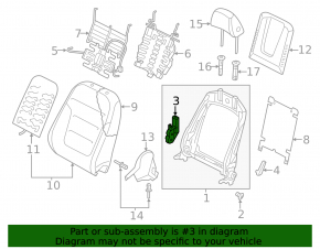 Мотор регулировки спинки пассажирского сиденья Audi A4 B8 13-16 рест