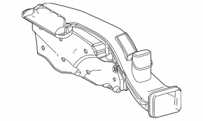 Воздухоприемник Lexus ES250 19-26