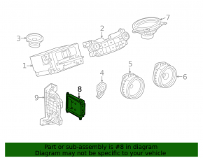 Усилитель аудио Chevrolet Malibu 13-15