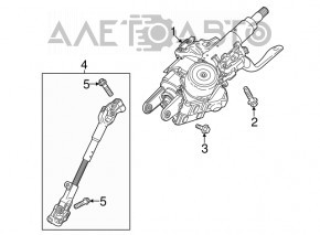 Рулевой карданчик Buick Encore 13-22