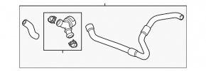 Патрубок системи охолодження Audi A3 8V 15-20 2.0T