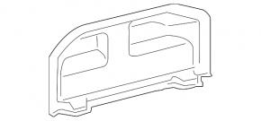 Обшивка батареи Lexus ES300h 13-18 hybrid черная