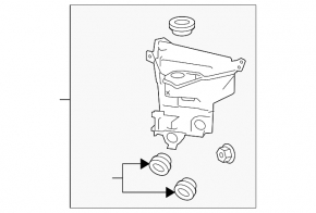 Бачок омивача Toyota 4Runner 10-24