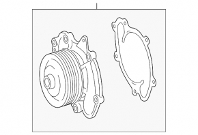 Водяна помпа Mercedes R-class W251 06-13