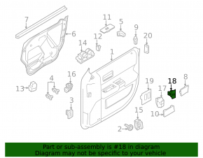 Кнопка регулировки высоты педали тормоза Ford Flex 09-19