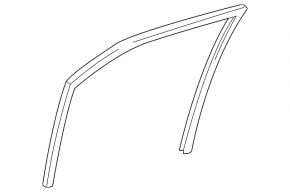 Уплотнитель стекла передний левый Lexus GS300 GS350 GS430 GS450h 06-11