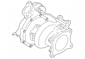 Турбина Subaru Forester 14-18 SJ 2.0 с трубками