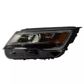 Фара передняя левая в сборе Ford Explorer 16-18 галоген + LED, светлая, под полировку