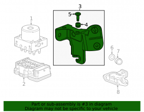 Кронштейн ABS Buick Encore 13-22