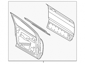 Дверь в сборе передняя правая Ford Escape MK3 13-19