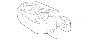 Подушка двигателя задняя Ford C-max MK2 13-18 короткая