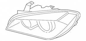 Фара передня ліва в зборі BMW X1 F48 16-19 LED